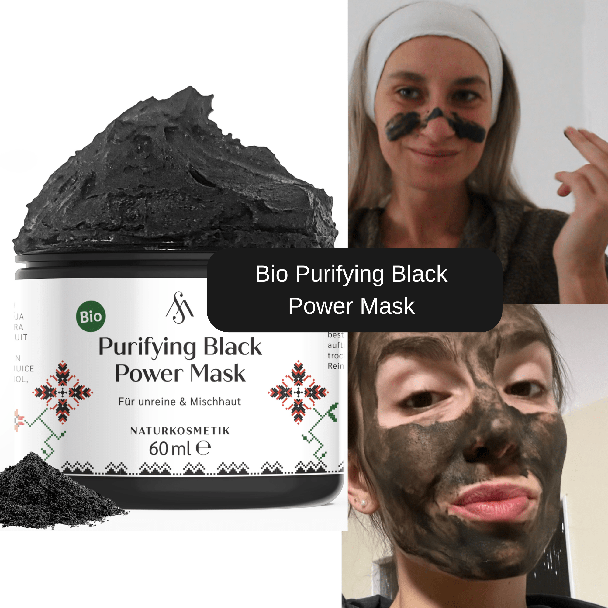 schwarze maske